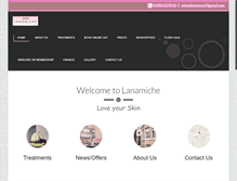 Tablet Screenshot of lanamiche.co.uk